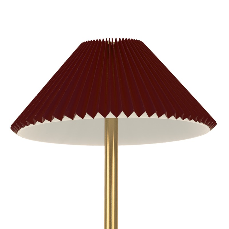 Gabriël Lampada da tavolo Ø 16x30 cm Rosso Plastica
