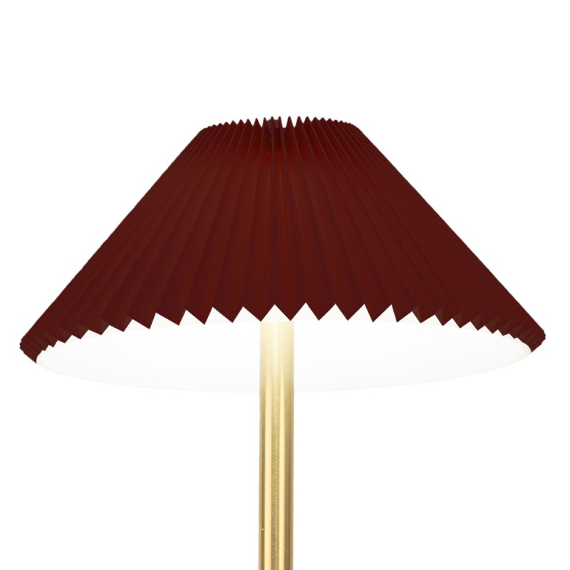 Gabriël Lampada da tavolo Ø 16x30 cm Rosso Plastica