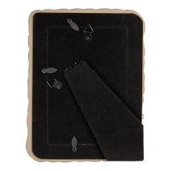 Clayre & Eef Cadre photo 10x15 cm Beige Plastique
