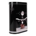 Clayre & Eef Blechdose-Aufbewahrungsbox 14x8x14 cm Schwarz Metall