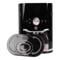 Clayre & Eef Blechdose-Aufbewahrungsbox 14x8x14 cm Schwarz Metall