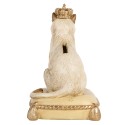 Clayre & Eef Money Box Cat 14x13x20 cm Beige Plastic