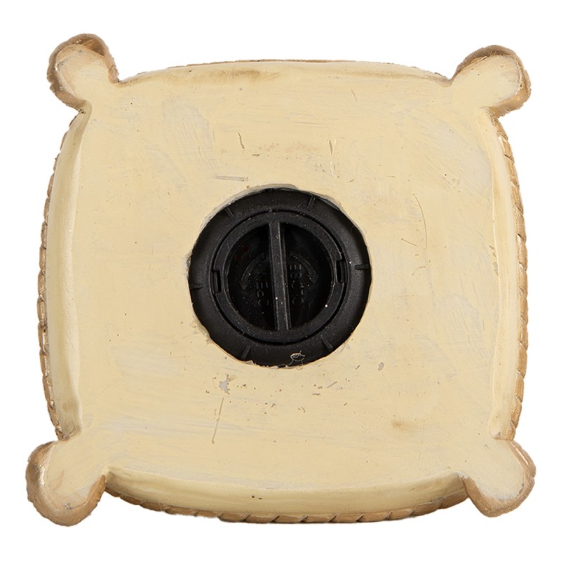 Clayre & Eef Money Box Cat 14x13x20 cm Beige Plastic