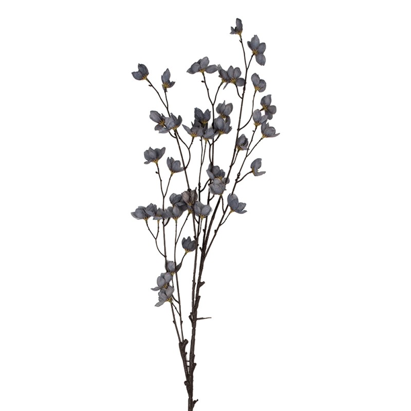Clayre & Eef Fleur artificielle 80 cm Bleu Plastique