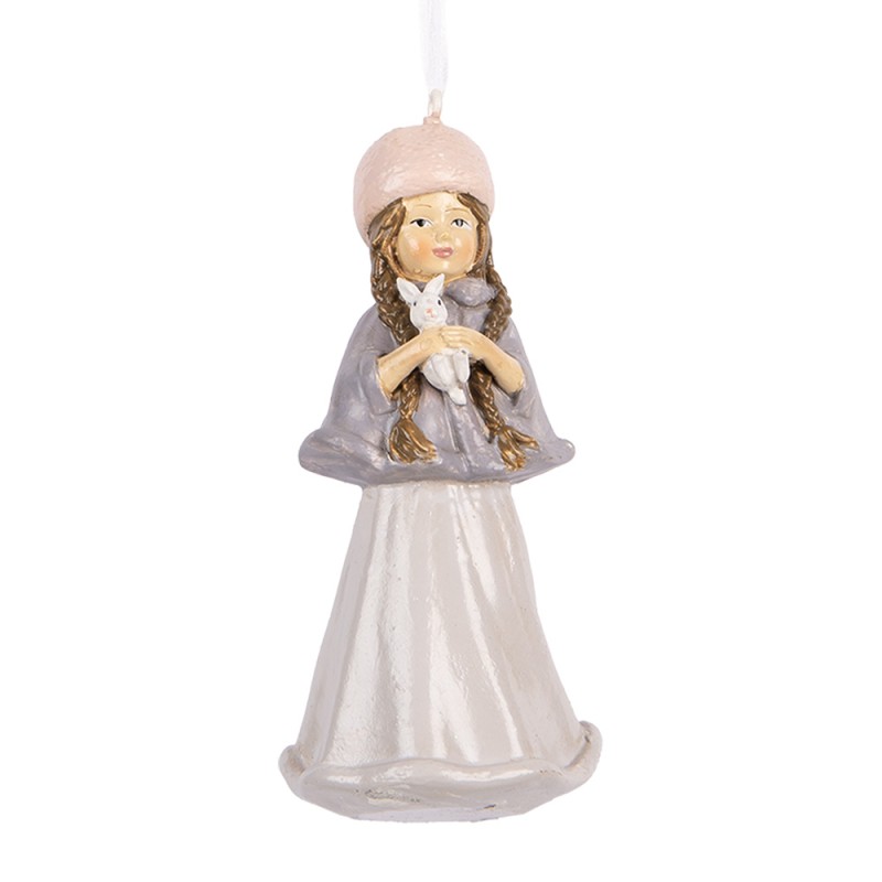 Clayre & Eef Kersthanger Kind 11 cm Beige Kunststof