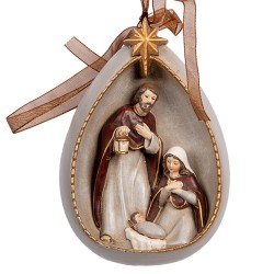 Clayre & Eef Christmas Ornament Mary 8x4x11 cm Beige Plastic