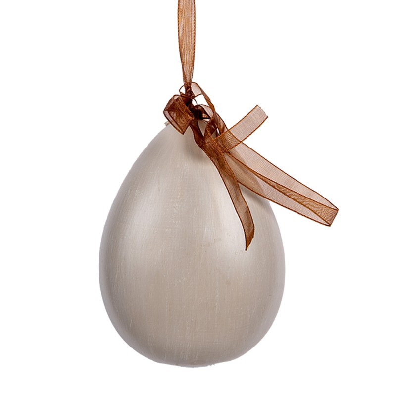Clayre & Eef Christmas Ornament Mary 8x4x11 cm Beige Plastic