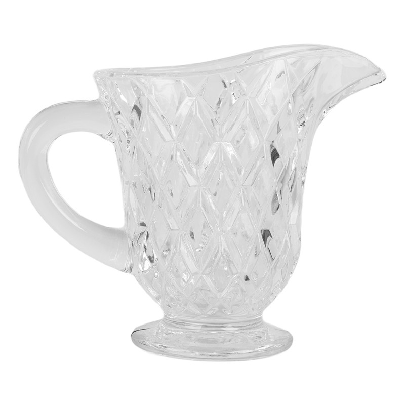Clayre & Eef Decorative Pitcher 14x6x11 cm Transparent Glass