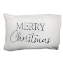 Clayre & Eef Kussenhoes 35x50 cm Wit Polyester