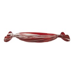 Clayre & Eef Decorative Bowl 23x11x4 cm Red Glass