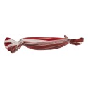 Clayre & Eef Decorative Bowl 23x11x4 cm Red Glass