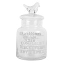 Clayre & Eef Pot de stockage Ø 13x23 cm Transparent Verre