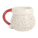 Clayre & Eef Mug Santa Claus 550 ml White Ceramic