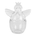 Clayre & Eef Couvercle de pot de stockage 300 ml Transparent Verre