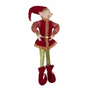 Clayre & Eef Dekoration Elf 10x6x46 cm Rot Synthetisch