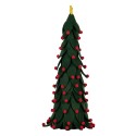 Clayre & Eef Decoration Christmas Tree Ø 15x45 cm Green Synthetic
