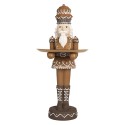 Clayre & Eef Christmas Decoration Figurine Nutcracker 11x13x40 cm Brown Plastic