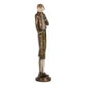 Clayre & Eef Dekorationsfigur Hund 10x10x50 cm Braun Kunststoff