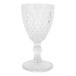 Clayre & Eef Wijnglas Ø 8x16 cm Transparant Glas