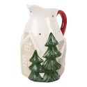 Clayre & Eef Dekorative Kanne 19x14x20 cm Beige Keramik