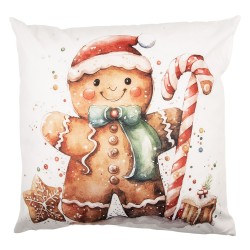 Clayre & Eef Cushion Cover 45x45 cm White Polyester
