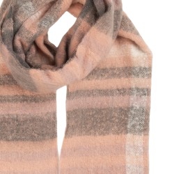 Clayre & Eef Sciarpa invernale da donna 50x210 cm Rosa Tessuto