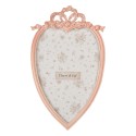 Clayre & Eef Cornice per foto 10x15 cm Rosa Plastica Fiori