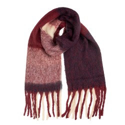 Clayre & Eef Sciarpa invernale da donna 50x210 cm Rosa Tessuto