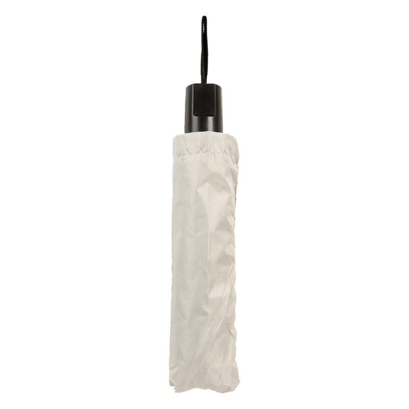 Juleeze Ombrello Pieghevole 67 cm Bianco Plastica