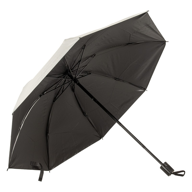 Juleeze Ombrello Pieghevole 67 cm Bianco Plastica