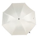 Juleeze Ombrello Pieghevole 67 cm Bianco Plastica