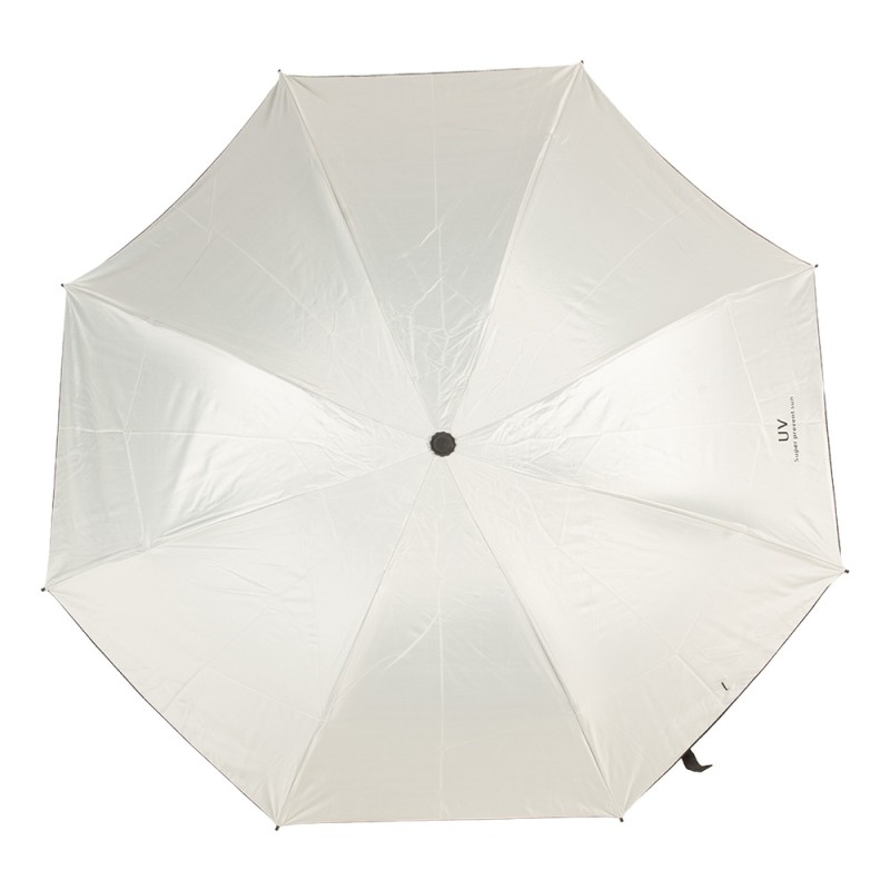 Juleeze Ombrello Pieghevole 67 cm Bianco Plastica