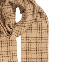 Clayre & Eef Sciarpa invernale da donna 50x210 cm Beige Tessuto