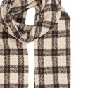 Clayre & Eef Sciarpa invernale da donna 50x210 cm Marrone Tessuto