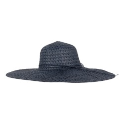 Juleeze Hoed Dames Blauw Stro