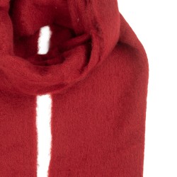 Clayre & Eef Sciarpa invernale da donna 40x190 cm Rosso Tessuto