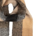 Clayre & Eef Winter Scarf Women 38x200 cm Black Textile