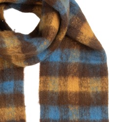 Clayre & Eef Sciarpa invernale da donna 38x190 cm Giallo Tessuto