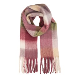 Clayre & Eef Sciarpa invernale da donna 38x200 cm Viola Tessuto