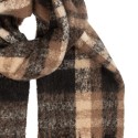 Clayre & Eef Sciarpa invernale da donna 50x210 cm Marrone Tessuto