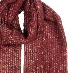 Clayre & Eef Winter Scarf Women 50x210 cm Red Textile