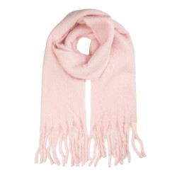 Clayre & Eef Sciarpa invernale da donna 40x190 cm Rosa Tessuto