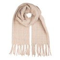 Clayre & Eef Sciarpa invernale da donna 50x210 cm Rosa Tessuto