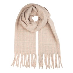 Clayre & Eef Sciarpa invernale da donna 50x210 cm Rosa Tessuto
