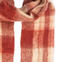 Clayre & Eef Winter Scarf Women 50x210 cm Red Textile