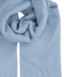 Clayre & Eef Sciarpa invernale da donna 40x190 cm Blu Tessuto