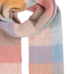 Clayre & Eef Sciarpa invernale da donna 38x200 cm Rosa Tessuto