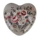 Clayre & Eef Decorazione Cuore 11x11x4 cm Fiori