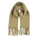 Clayre & Eef Sciarpa invernale da donna 40x190 cm Verde Tessuto