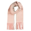 Clayre & Eef Châle d'hiver pour dames 38x190 cm Rose Textile